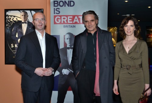 British Ambassador Jonathan Knott with Jeremy Irons