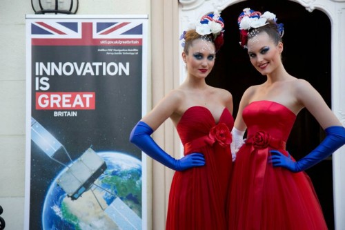 Hostesses at the Queen's Birthday Party VIP Reception
