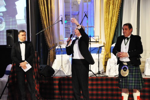 Delivering a toast at the Burns Night Event organised by the Robert Burns Foundation