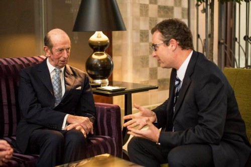 His Royal Highness, the Duke of Kent met with Ervin Bonecz, President of 90 Decibel