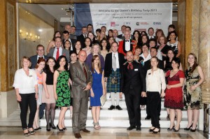 Andra Alexandru together with embassy staff in the QBP Family photo