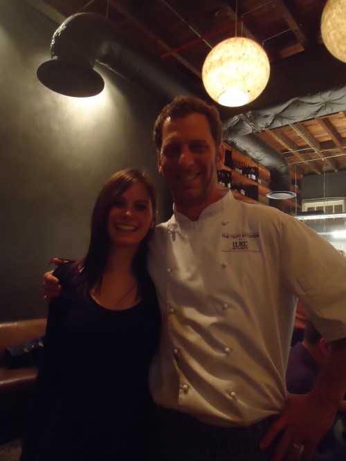 Our Winner Sian with Chef Luke Dale-Roberts