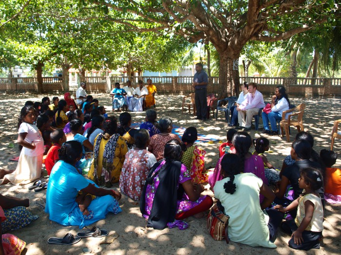 Mixed-religion community in Sri Lanka