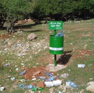 رمي القمامة في الأردن