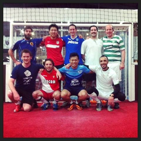 The Embassy football team
