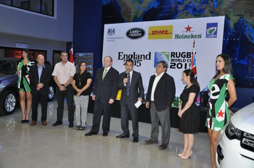 Lanzamiento de la Copa Mundial de Rugby en Asunción