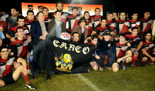 With CRACO, winner of the British Cup at a tournament supported by the Embassy