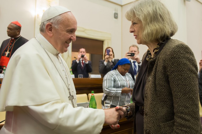 The Home Secretary and Pope Francis