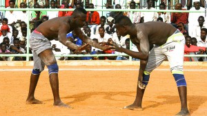 Sudanese wrestlers