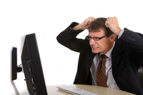A man frustrated from information overload - Getty Images