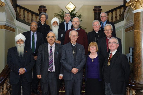 The Archbishop of Canterbury meets Birmingham Faith Leaders' Group (February 2015). Photo: credit: Richard Shepherd 