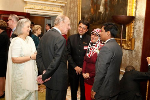 Talking to Prince Philip