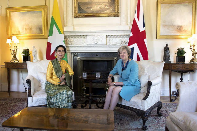 Prime Minister Theresa May & Burmese State Counsellor Daw Aung San Suu Kyi