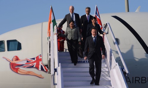 PM arriving in India