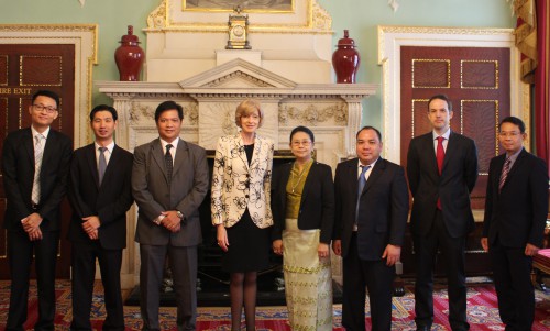 A study visit to the UK by the chairs of 6 key ASEAN working groups met the Lord Mayor of the City of London