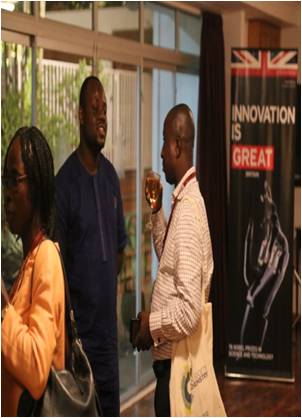 Stakeholders and SIN Nigeria interacting at the Reception at the British Residence Lagos