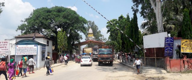 India-Nepal border at Sunauli