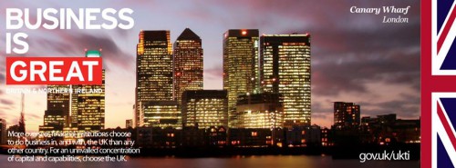 Image of London's financial district 
