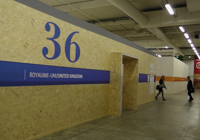 The UK office during COP21, Le Bourget