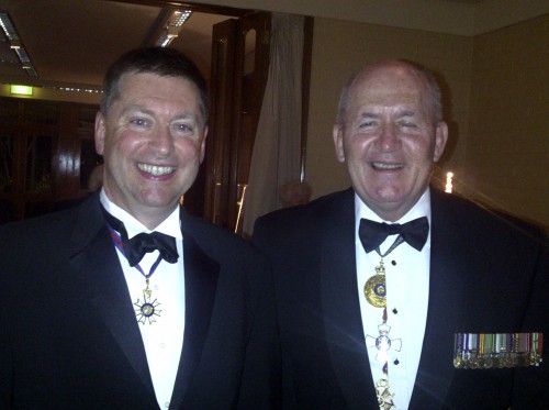HE Paul Madden with HE Sir Peter Cosgrove, Governor General