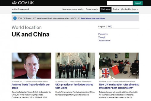 UK in China post site