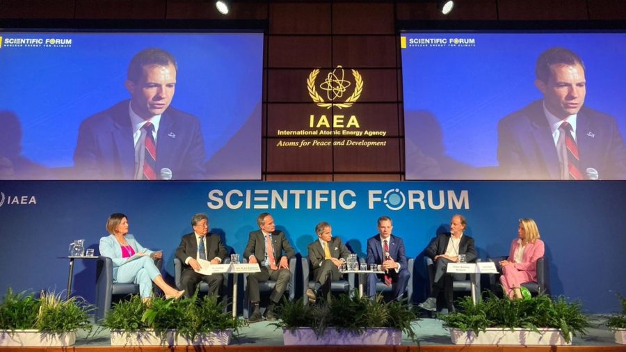 IAEA General Conference with Minister Bowie speaking on a panel