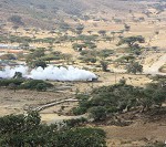 Geothermal site in Ethiopia