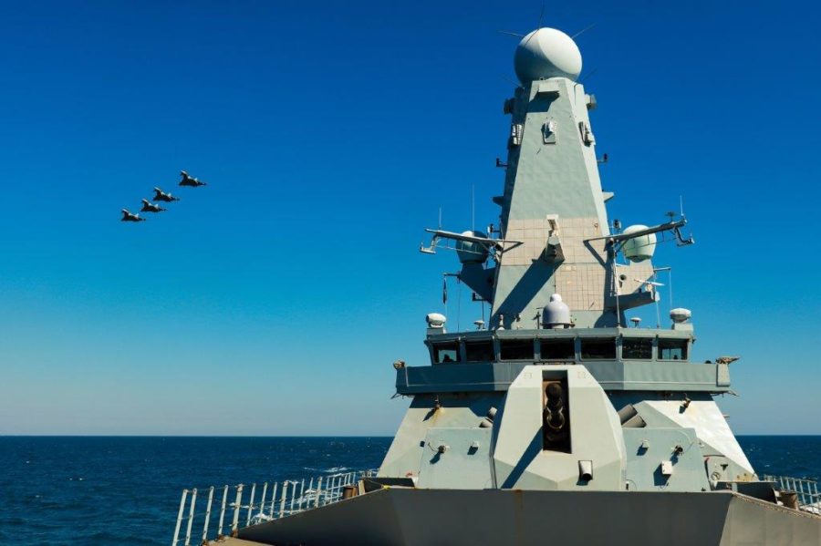 HMS Duncan and the fourt Typhoons