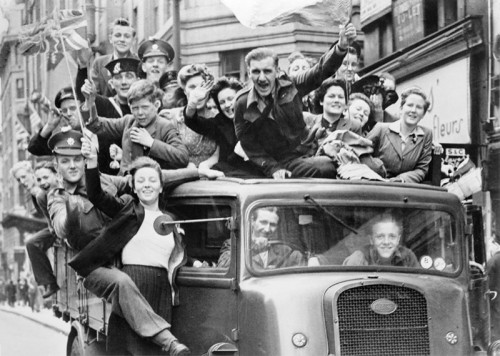 VE Day Celebrations in London, 8 May 1945
