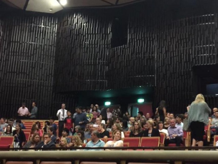 Theatre Auditorium filling up at Jerudong International School