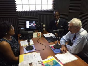 Taking part in an interview with Radio Turks and Caicos to mark International Human Rights Day