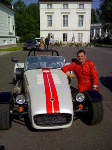Martin Oxley at the Great British Vintage Rally Challenge - part of the British Week
