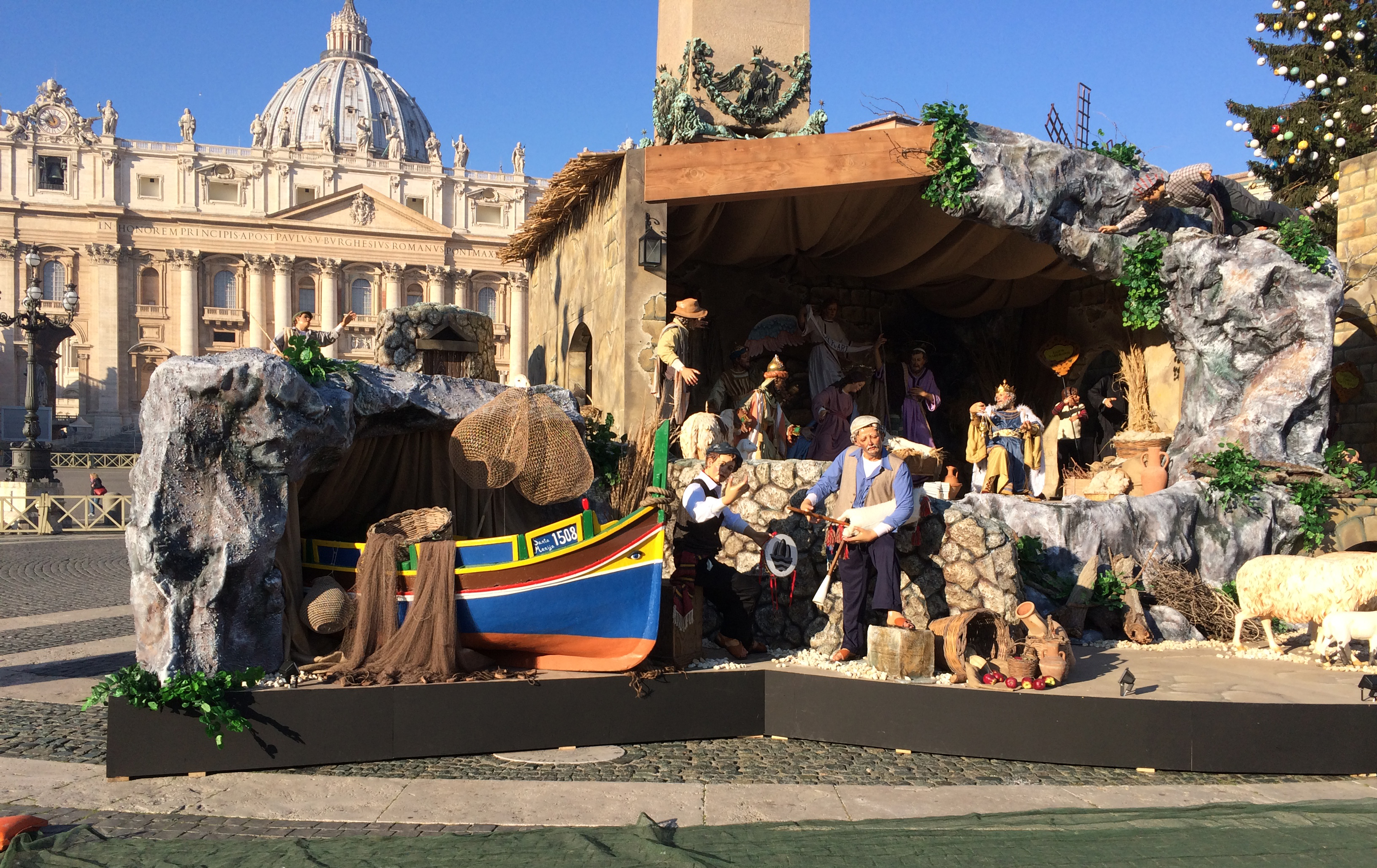 The Nativity Scene in St Peter’s Square Foreign, Commonwealth