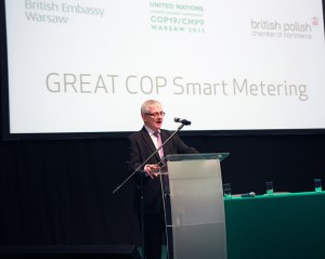 Ambassador Robin Barnett opens the GREAT COP Smart Metering event (12 November)