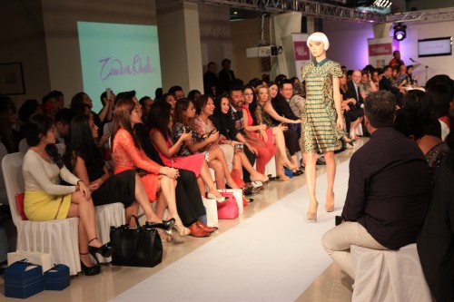 Zandra Rhodes fashion show