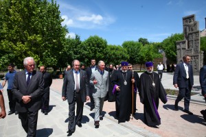 His Royal Highness, The Prince of Wales in Armenia.