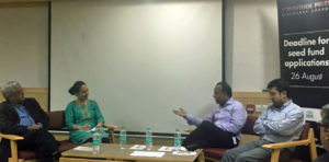 Panel discussion on AMR (L – R) Dr Ravikumar, Ms Tamar Ghosh, Dr Anand Anandkumar, Dr Taslim Saiyed