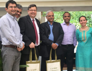 British Deputy High Commissioner Bengaluru, Dominic McAllister with the AMR panellists