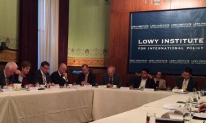Academics and diplomats from the UK and Australia discussed Asia at the Lowy Institute in Sydney last month.