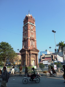 Clock tower in Faisalabad