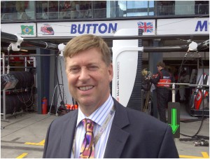 HE Paul Madden at the F1 Gand Prix in Melbourne