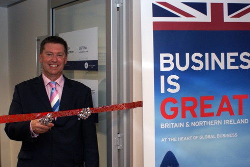 HE Paul Madden opens the new Visa Application Centre in Sydney