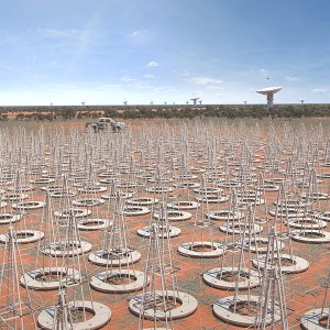 The world's most powerful radioastronomy telescope, the Square Kilometre Array (SKA), , will be located in Australia and South Africa while the project headquarters are in the UK. 