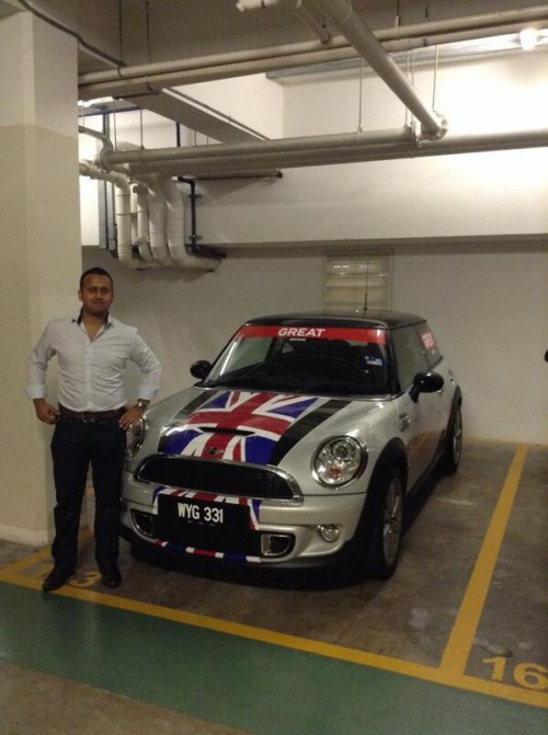 Specially branded Mini for GREAT week