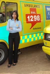 Sweta Mangal and her fleet of emergency rapid response vehicles in India
