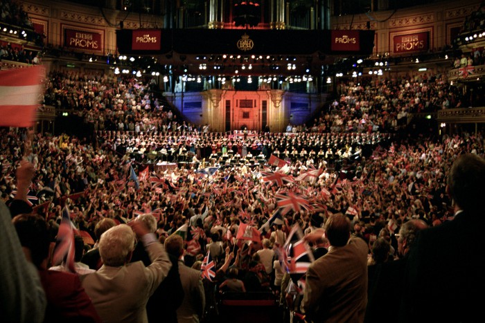 Proms audience inside the Royal Albert Hall, South Kensington, London, London, England.