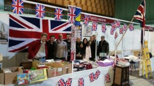 Britanski štand na Diplomatskom zimskom bazaru 2016