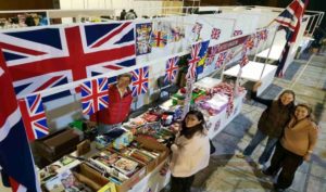 The British stand at the 2016 Diplomatic Winter Bazaar