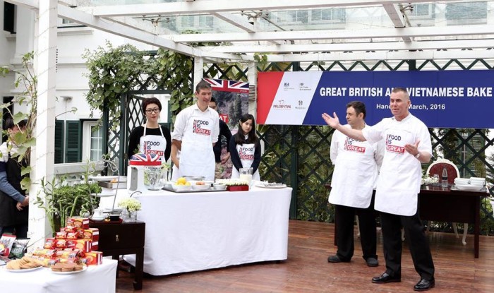 The event to promote GREAT British Food and Drink Week in Vietnam