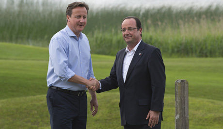 David Cameron and François Hollande at the G8 Summit in Lough Erne, 2013 - Credits: Présidence de la République
